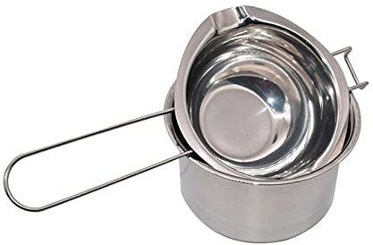 2x Long Handle Candle Crucible Double Boiler Stainless Steel DIY