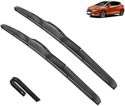 Scheibenwischerblätte Für Nissan Micra K14 March 2016-2022 Frontscheibe Wischerblätter,scheibenwischer vorne, Extrem leise, Langlebig & Wetterfest