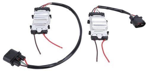 Engine Cooling Fan Control Module Premium Quality High Performance Radiator Fan Speed Controller for A6 C6 Allroad Avant 2004 2010 2Pcs Set