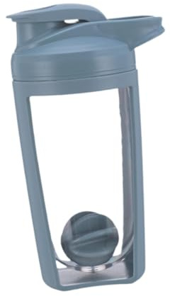 WNDUOKXH Auslaufsicherer 650 ml Shaker mit Mixkugel für Smoothies im Fitnessstudio und bei Outdoor Aktivitäten. Auslaufsicherer Protein Shaker für Radfahrer und Fitness.