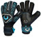 Renegade GK Triton Specter Torwarthandschuhe Pro Finger Schutz | 3.5+3mm Super XD Grip & 4mm Duratek | Schwarz & Blau Fußball Torwart Handschuhe (Größe 5, Kinds, Junge, Mädchens, Roll Cut, Level 2)