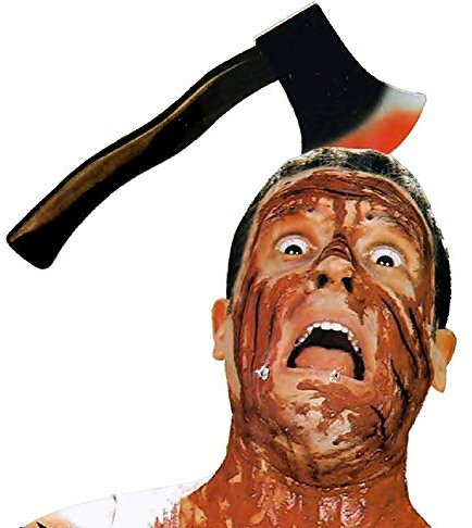 Lovelegis Serre-tête Hache ensanglantée Zombie Horreur Accessoire tête Carnaval Halloween déguisement idée Cadeau Noël Anniversaire