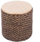 ZCRFY Hocker Stuhl Sofa Hocker Strohhocker Home Rattan Hocker Für Wohnzimmer Balkon Garten Hof,A+37 * 45CM