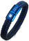 TYPE 2 DIABETES Armband für Männer - Magnetverschluss Armbänder Eingravierte Notfall-SOS-Identifikation PU-Leder Medical ID Alarmarmbänder Edelstahlschmuck, Stil 2