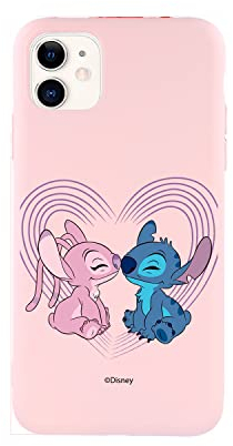 Official Lilo & Stitch iPhone 11 Case, Lilo Inlove Ultra Soft to Protect Your Phone - Official Disney Licensed Liquid Silicone iPhone Case