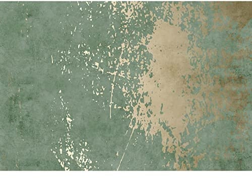 BRICOFLOR | Grun Fototapete | Vintage Tapete grün gold | Industrial Style Fototapete mit Beton Design in Salbeigrün | 200 g/m² Premium Vlies | 270 x 400 cm
