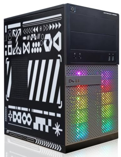 Dell Gaming PC Computer, Quad Core i7 bis zu 3.9 GHz, GeForce GTX 750 Ti 4 GB GDDR5, RAM 16 GB, SSD 512 GB, WiFi 600 M, Bluetooth 5.0, W10P64 (Generalüberholt)