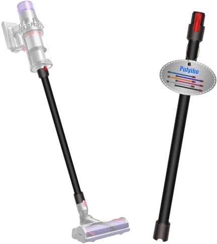 Pulyibo Tube Extension pour Dyson V15 V11 V10 V8 V7 Aspirateur, Pièces de Rechange pour Dyson, Tube Prolongateur Rallonge Accessoire, 73cm - Noir