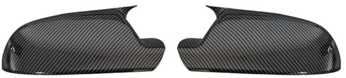 LECREA Spiegelgehäuse, für Audi A4 B8.5 S4 2011-2016 A3 8P 2010-2013 A5 S5 2010-2016 Außenspiegel, Spiegelkappe,Carbon Fiber Pattern
