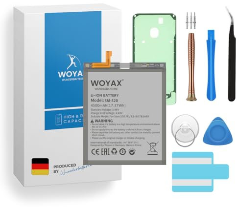 Woyax Wunderbatterie Akku für Samsung Galaxy S20 FE Ersatzakku/EB-BG781ABY