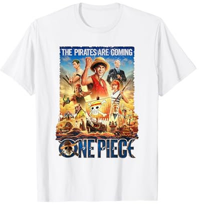 One Piece Pirates are Coming Poster Maglietta
