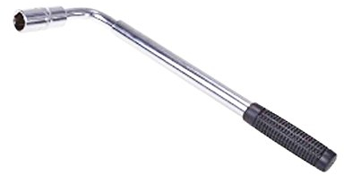 Systafex® Radmutterschlüssel Radschlüssel Steckschlüssel Teleskop ausziehbar inkl. 17 und 19mm Nuss