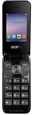 Alcatel 2051X Flip Clamshell UK SIM-Free Mobile Phone - Silver