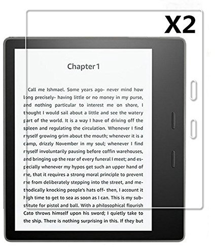 Kepuch Paquet de 2 Verre Trempé Protecteur d'écran pour Kindle Oasis 2019 10th/2017 9th