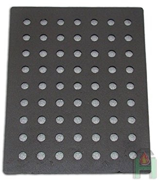 Sellon24® Gussrost 295x238 Gusseisen Grill Rost Ofenrost Kaminrost Ascherost H0401