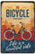 Nostalgic-Art Retro Blechschild, 20 x 30 cm, Bicycle – Beautiful Ride – Geschenk-Idee für Fahrradfahrer, aus Metall, Vintage Design, Blechschilder Sprüche