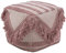 Pouf Ottomane Taburett Sitzpouf rosa zartrosa Boho Kochi