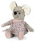 Sterntaler Spieltier Maus Mabel, Integrierte Rassel, Für Babys ab der Geburt, 25 cm, Grau/Mehrfarbig 3002001, S