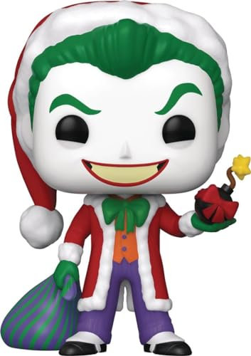 Funko POP! Heroes: DC Holiday - Santa The Joker Comics - DC Comics - Vinyl-Sammelfigur - Geschenkidee - Offizielle Handelswaren - Spielzeug Für Kinder und Erwachsene - Comic Books Fans