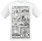 The Legend of Zelda Zeichnung Männer T-Shirt weiß S 100% Baumwolle Fan-Merch, Gaming, Triforce