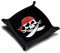 Würfelteller, Würfelbrett aus Neopren, Würfelschale, Zubehör für Würfelspiele und Gesellschaftspiele, Motiv: Pirate