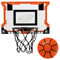 Nerf Pro Hoop Mini-Basketball-Set, Mini-Korbset mit Nerf Schaumstoff-Minibasketball, Stahlring, optimal für Dunking, zur Befestigung über der Tür