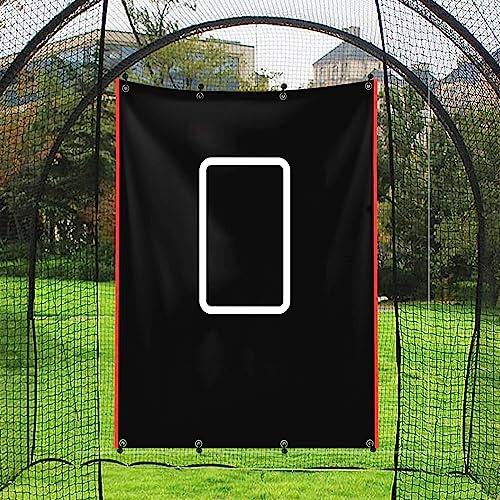 Amy Sport Baseball Backstop with Strike Zone 4ft x 6ft (Rectangular)