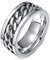 Epinki Verlobungsring Mann, 8MM Edelstahl Partnerringe Anxiety Ring Zappelringe für Männer, Silber, Gr.75 (23.9)