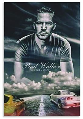 TSALF Poster und Drucke Kein Rahmen Paul Walker Leinwand 60x90cm