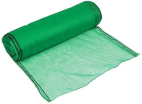 FEFE® Construction Garden Allotment Shade Netting 2M x 50M 60 gsm In Green & Blue Colours UK Debris Netting, Fence Scaffold Privacy Construction Fruit Cage Allotment Netting (Green)