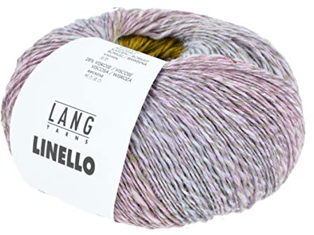 Lang Yarns - Linello 0117 grün hellblau ocker 100 g