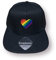 Mützenfritze Bestickte Snapback Cap Regenbogenherz