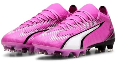 PUMA Damen Ultra Match FG/AG WN's Soccer Shoe, Poison Pink White Black, 43 EU
