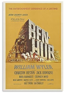 Ben Hur 1959 Filmposter (2) Leinwand Gemälde Poster Wandkunst Dekorative Bild Drucke Moderne Dekor 20 x 30 cm