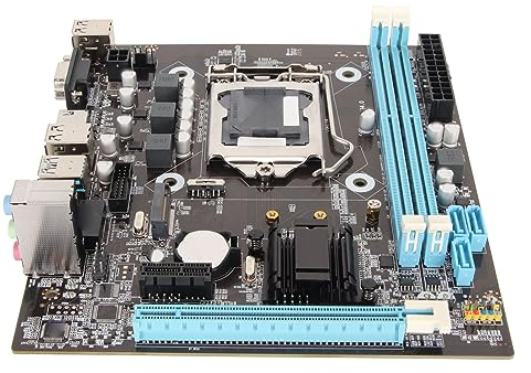 Computer Motherboard, Micro ATX Gaming Motherboard, Dual Channel DDR3, LGA1150 Steckplatz, M.2 NVMe NGFF PCIE Mainboard, SATA 6Gbit/s,VGA,HDMI,1Gbit LAN, Unterstützt I3/i5/i7