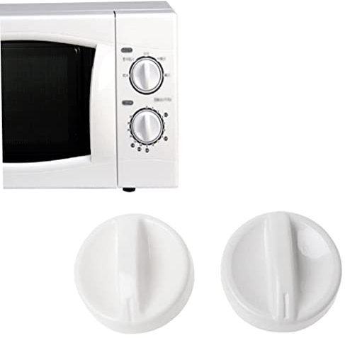 Boutons de minuterie de Four à Micro-Ondes, Boutons de Remplacement de la Plage de Plage en Plastique 2PCS, Interrupteur de Commande de temporisation rotative de Bobine pour la cuisinière à Four à mi