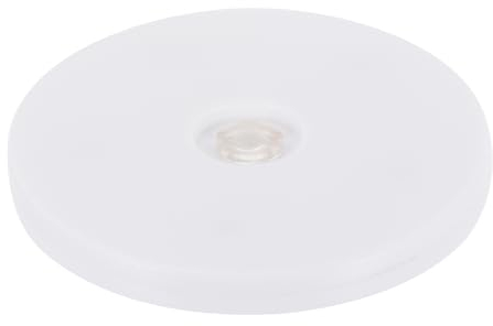 QUARKZMAN 4 Zoll Lazy Susan Drehteller Acryl Kugellager Drehbare Ablage 360 Rotation für Gewürzregal Tisch Kuchen Küche Vorratsschränke Badezimmer TV Laptop Packung mit 1 (Weiß)