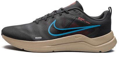 Nike Downshifter 12 Uomo Running Trainers DD9293 Sneakers Scarpe (UK 8 US 9 EU 42.5, Dark Smoke Grey Laser Blue Khaki 008)