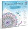 Ursus 43520012F - Diamond Painting Mandala Set 12, Bastelset mit Leinwand und Steinen in Lila-, Grün- und Blautönen