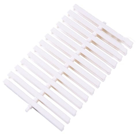 BZJPRFC Überlaufgitter for Poolabläufe, Splice-Poolgitter, Abdeckung for Ablaufgitter for Oberirdische Pools Und Gehwege, Balkonduschen(20x100CM/2pcs)