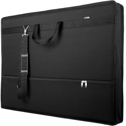 Le'arte Artcase A1+ XXL Zeichenmappe 103x73x8 cm, wasserfest, schwarz
