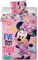 Minnie Mouse Microfibre Bedding Set - Duvet Cover 140 x 200 cm + Pillowcase 63 x 63 cm (G)