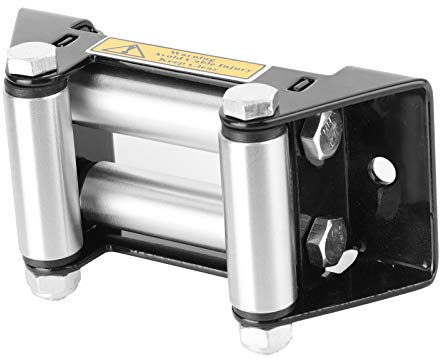 Winch Roller Fairlead,Winch Roller Guide, Fairlead Cable Side By Heavy Duty Fairleads Mount 125Mm 5In Hole Diatance Universal