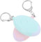 DIYEAH 2Pcs Portable Emergency Personal Alarm with LED Light Siren Keychain for for Women and Outdoor Use
