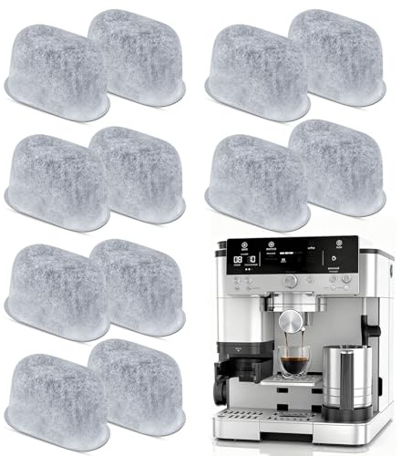 12er Wasserfilter Einsätze für Ninja Luxe Cafe,Aktivkohlefilter Kohlefilter | Premium Wasserfilter, Ersatz Wasserfiltereinsätze für ES601 655 701 und Kaffeemaschinen