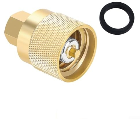 Propane Tank Refill Adapter, Propane Gas Bottle Tank Filler Adapter with Washer for 20 lb 33.5 lb and 43.5 lb Tanks