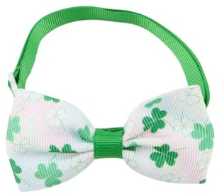Laikoutd Festival Katze Krawatte StPatricks Day Haustierhalsband Katzenfliege Hund Feiertagskrawatte Haustiere Cosplay Kostüme Partyzubehör Festliche Accessoires Für Haustiere