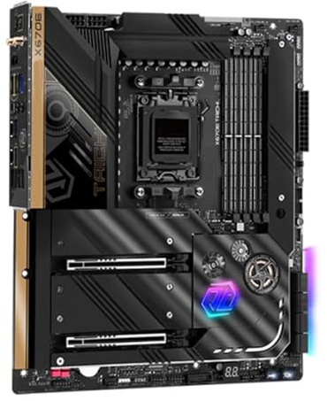 game motherboard Fit For ASRock X670E Taichi Motherboard AMD X670 Support 9900X 8400F 7800X3D 7700 7500F CPU AM5 4xDDR5 7800 MHz HDMI 4xM.2 PCIe 5.0 EATX