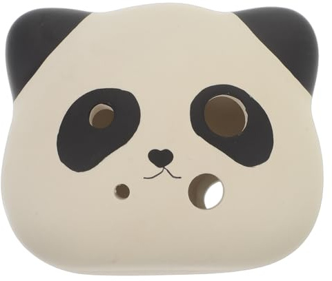 Cute Panda Shaped Ceramic Ocarina 6 Hole Alto C Wind Instrument