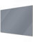 Banjado Glas Magnettafel 75x50cm - Magnetwand und Memoboard für Küche, Büro, Kinderzimmer - Inkl. 4 Magnete & Montageset - Silber Metallic